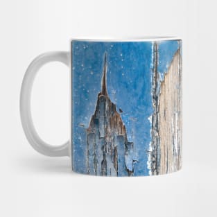 Cracked wood texture Mug